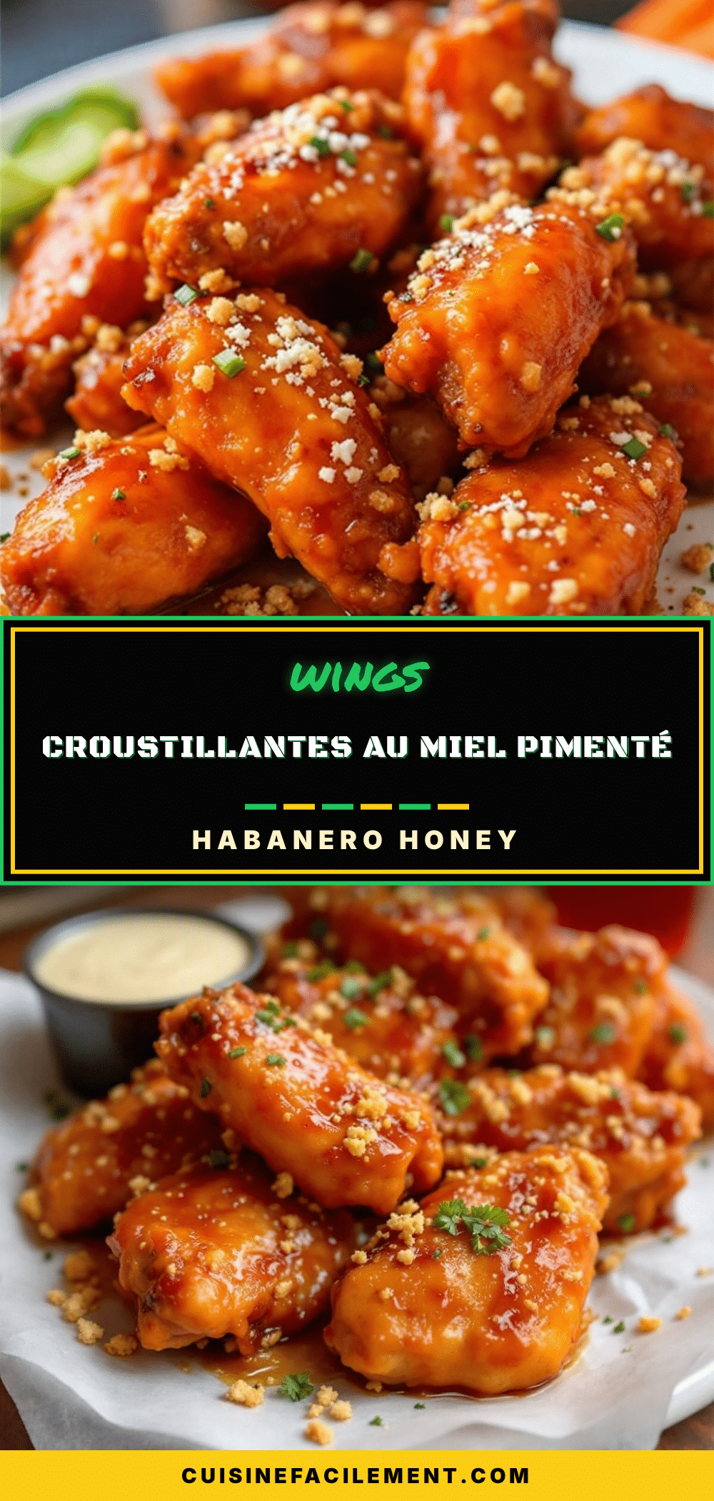ailes de poulet au miel pimenté croustillantes recipe
