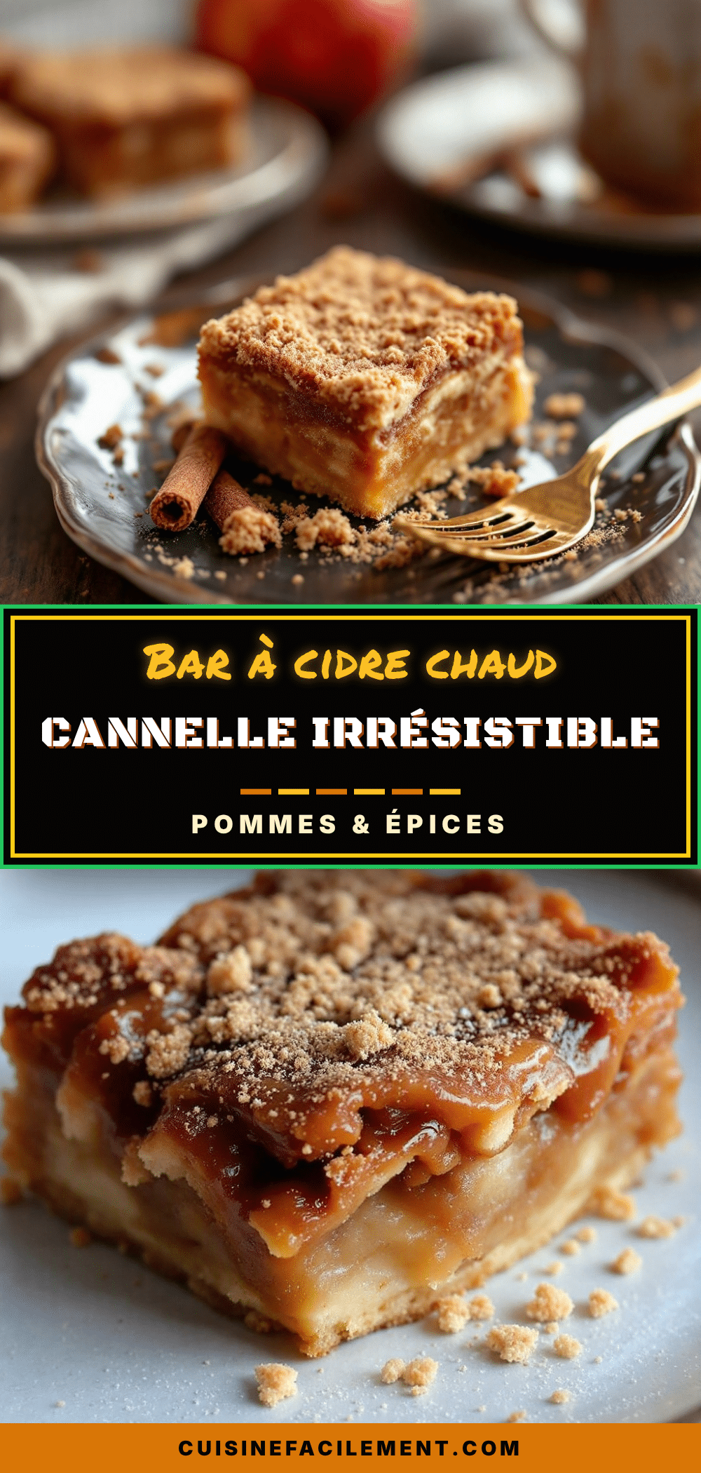 bar à cidre chaud cannelle recipe