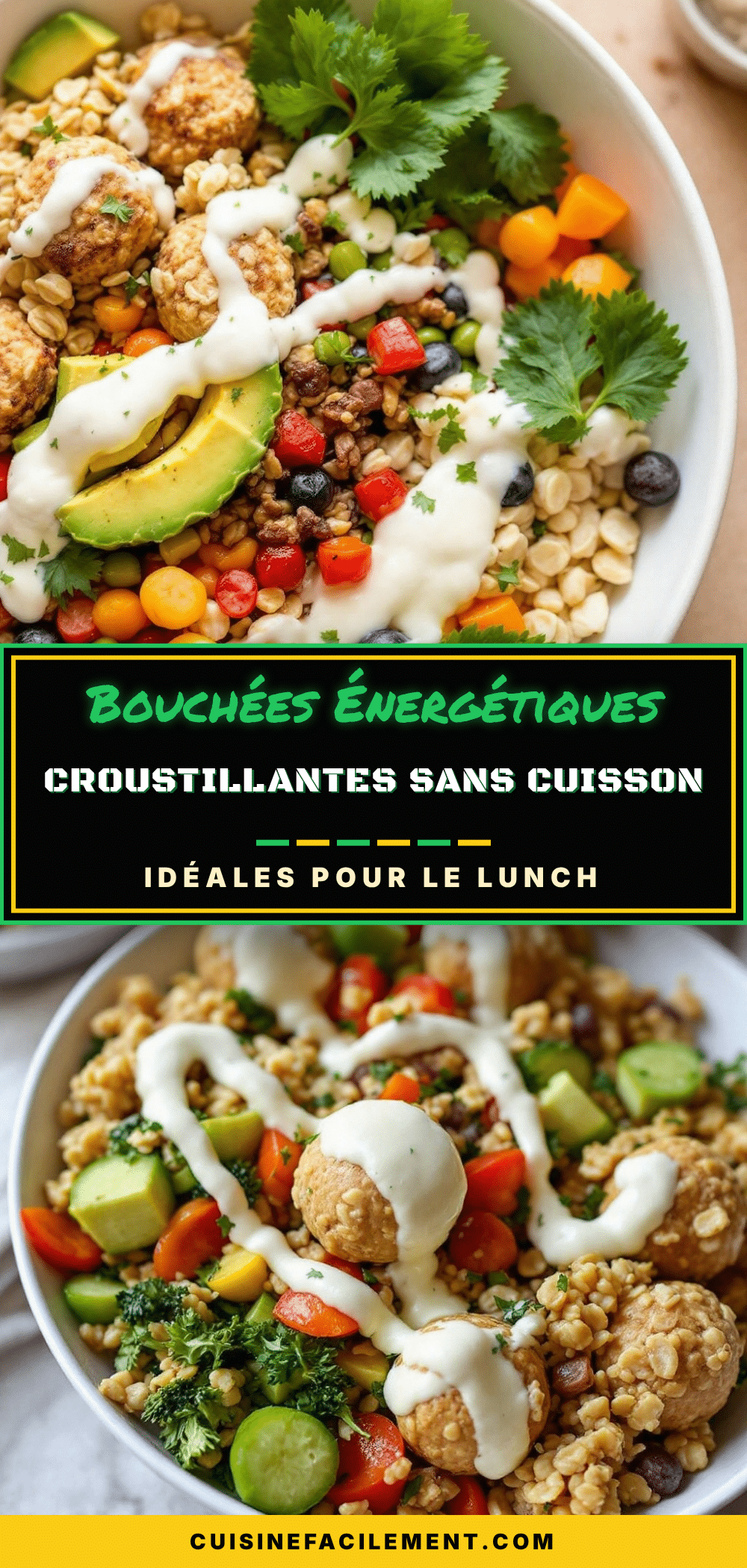 bouchées énergétiques sans cuisson au beurre de cacahuète recipe