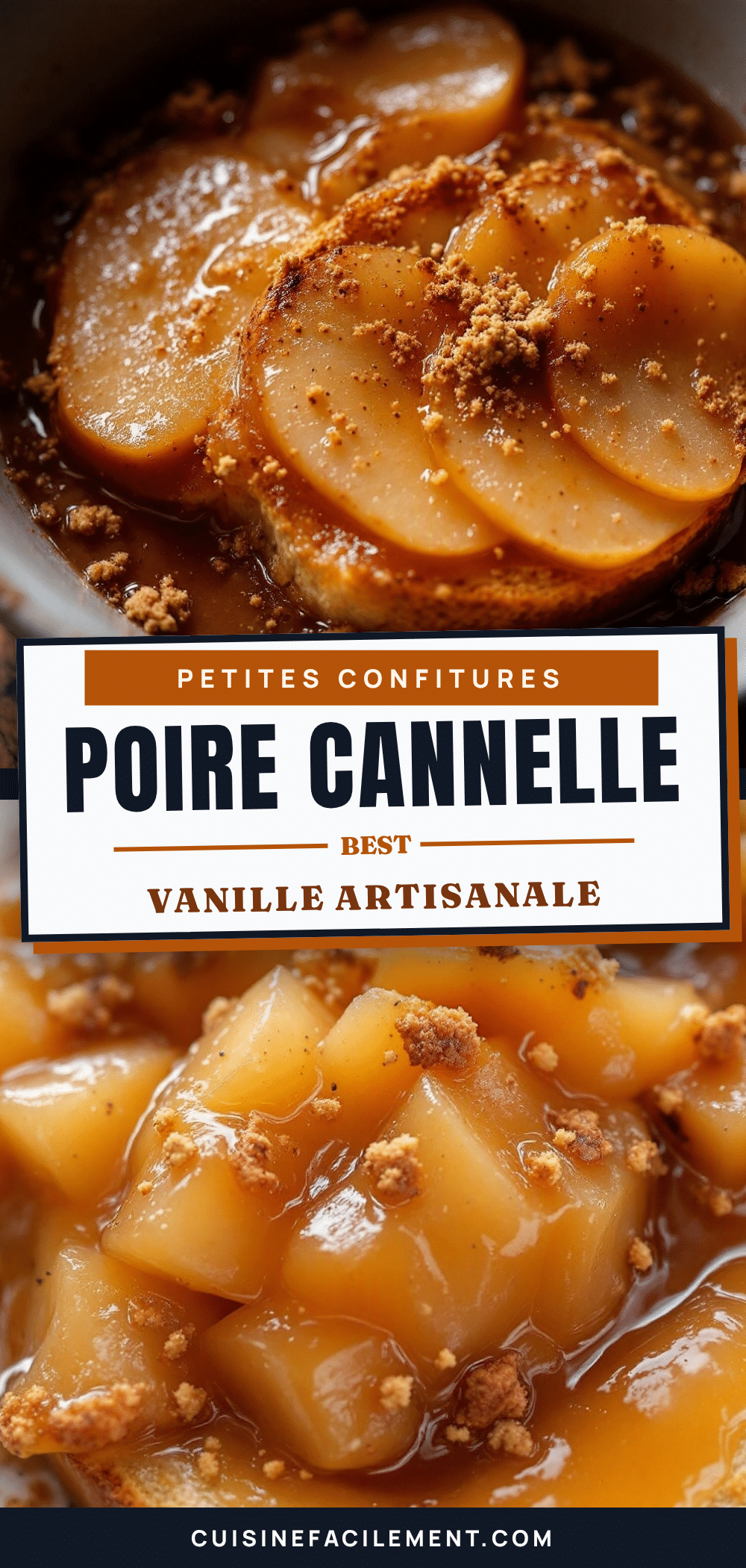 confitures poire cannelle vanille recipe