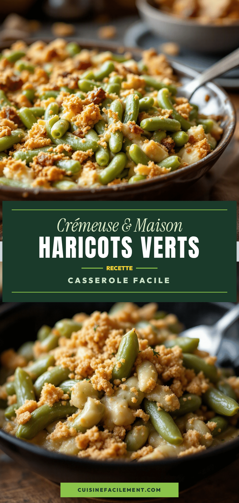 crémeuse casserole de haricots verts maison recipe