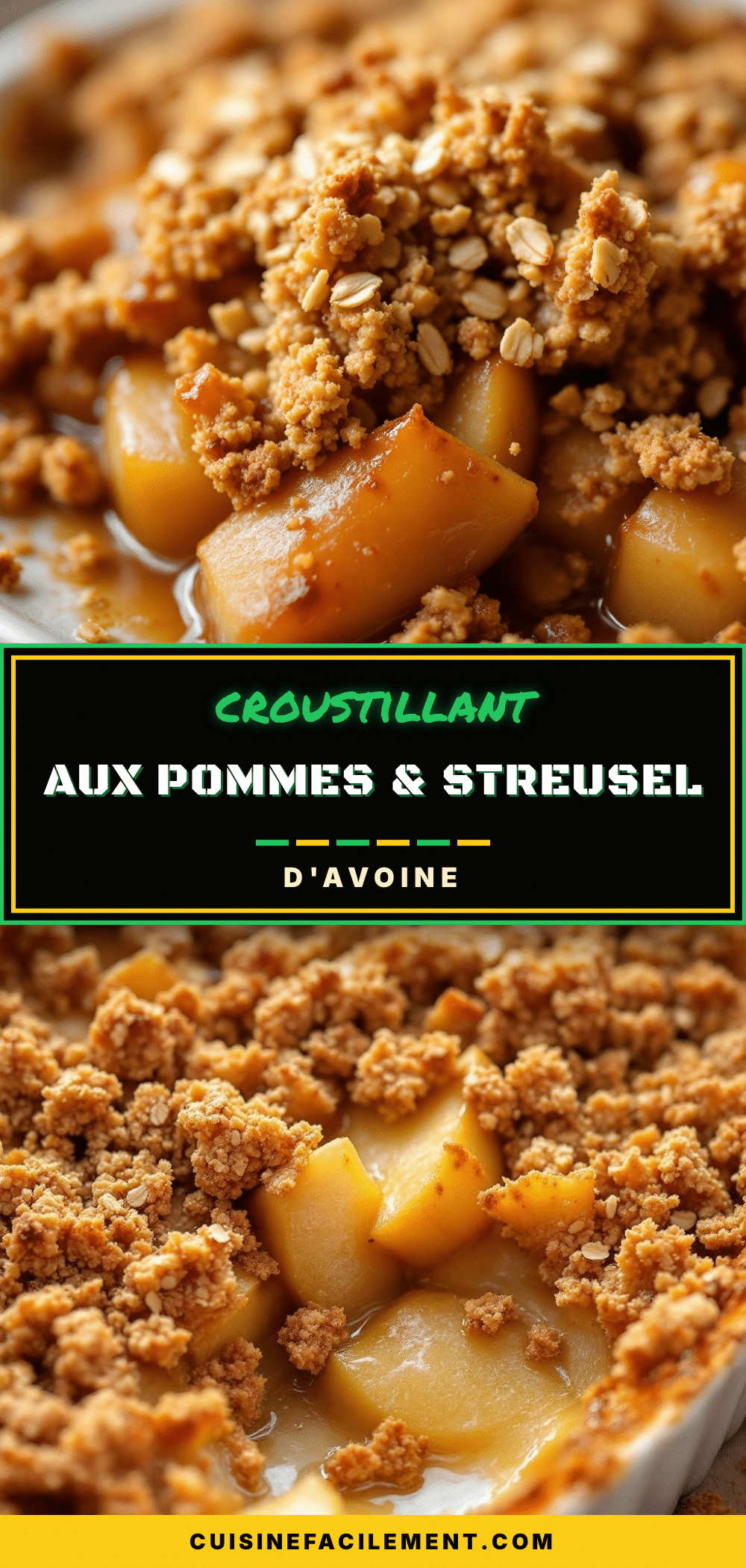 croustillant aux pommes et streusel davoine parfait recipe