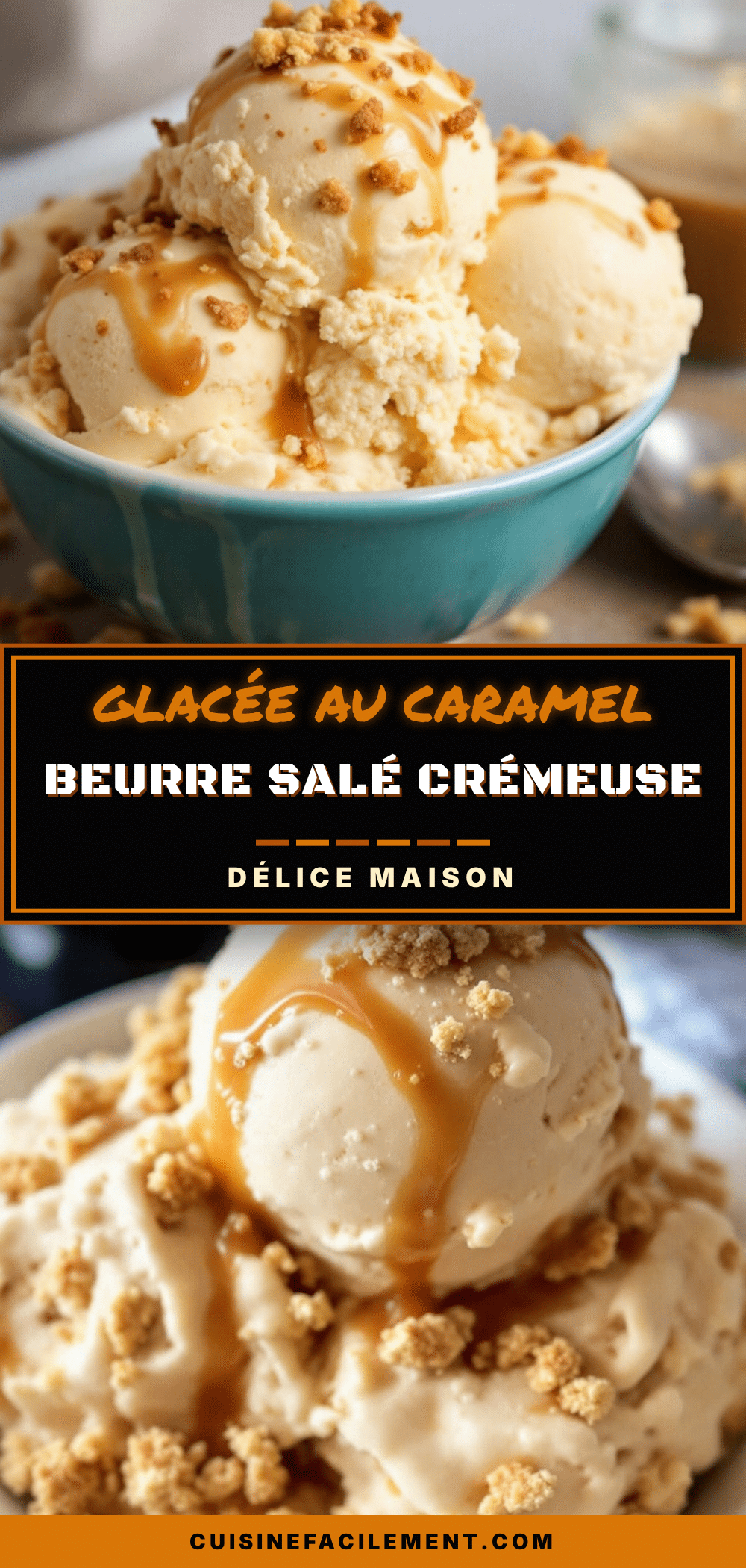 glace au caramel beurre salé sans sorbetière recipe