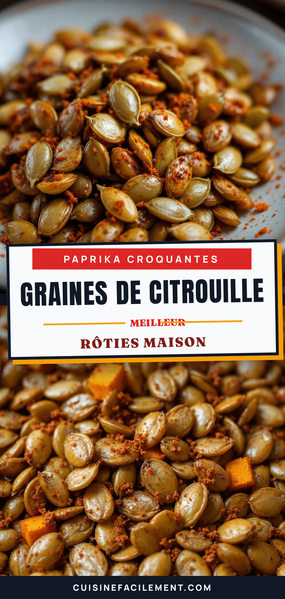 graines de citrouille rôties au paprika recipe