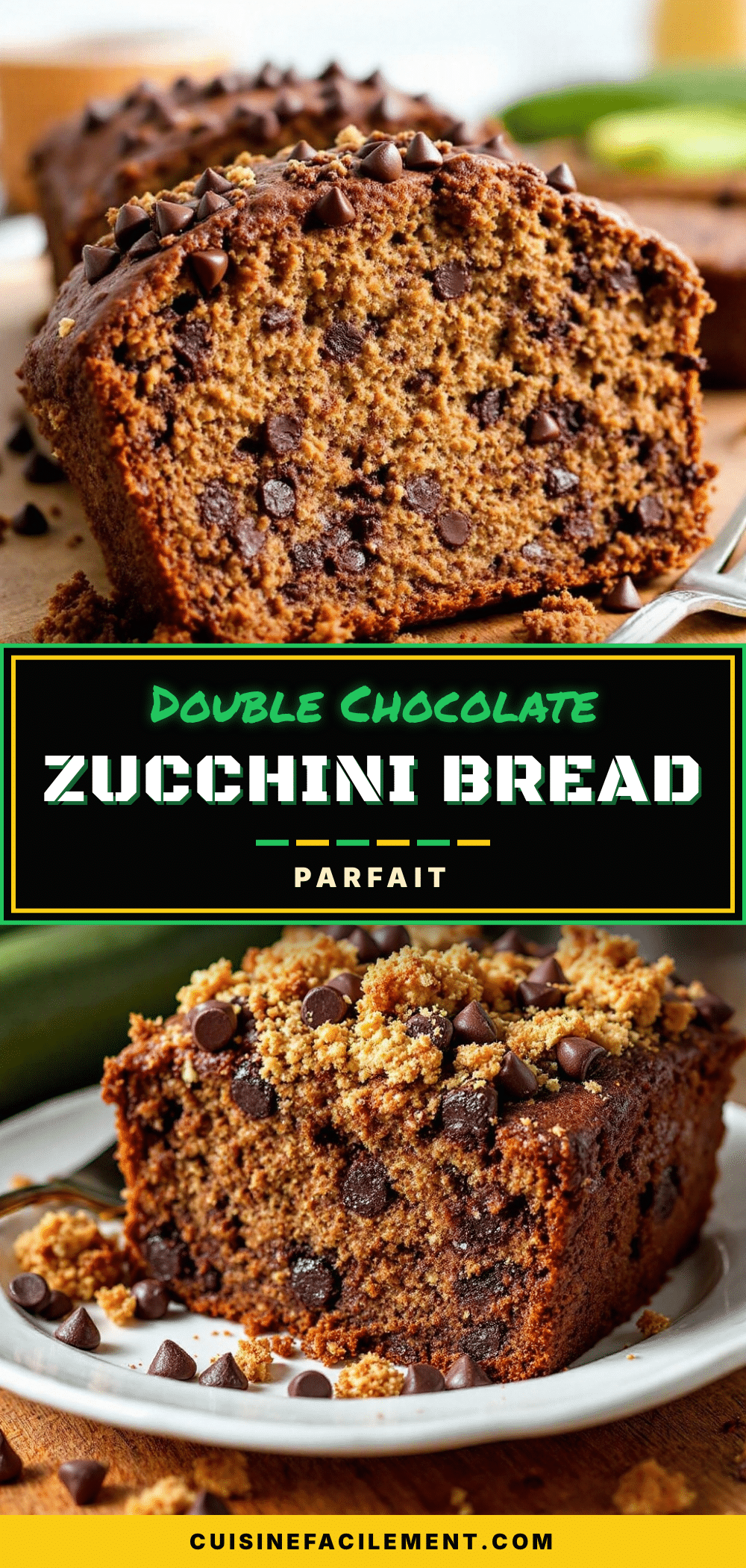 pain dépices double chocolat et courgettes moelleux recipe