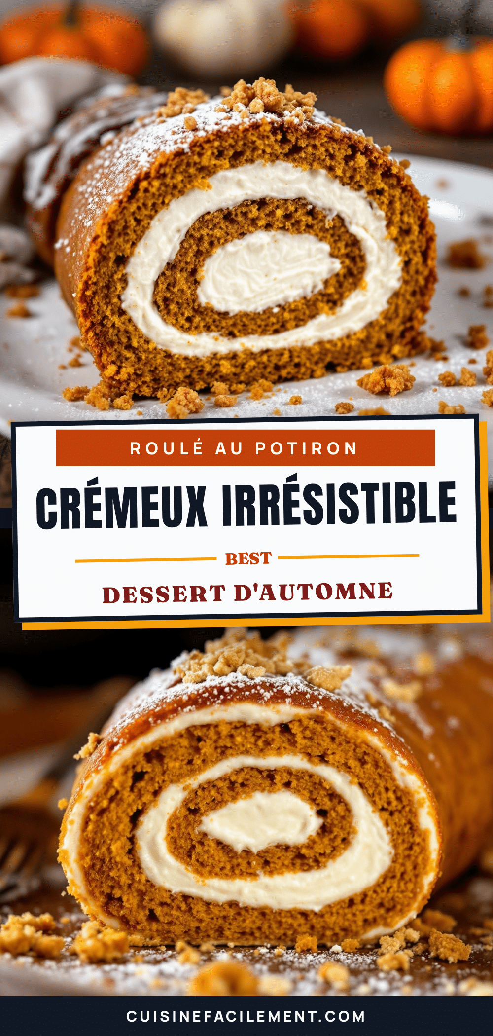 roulé au potiron crémeux irrésistible recipe
