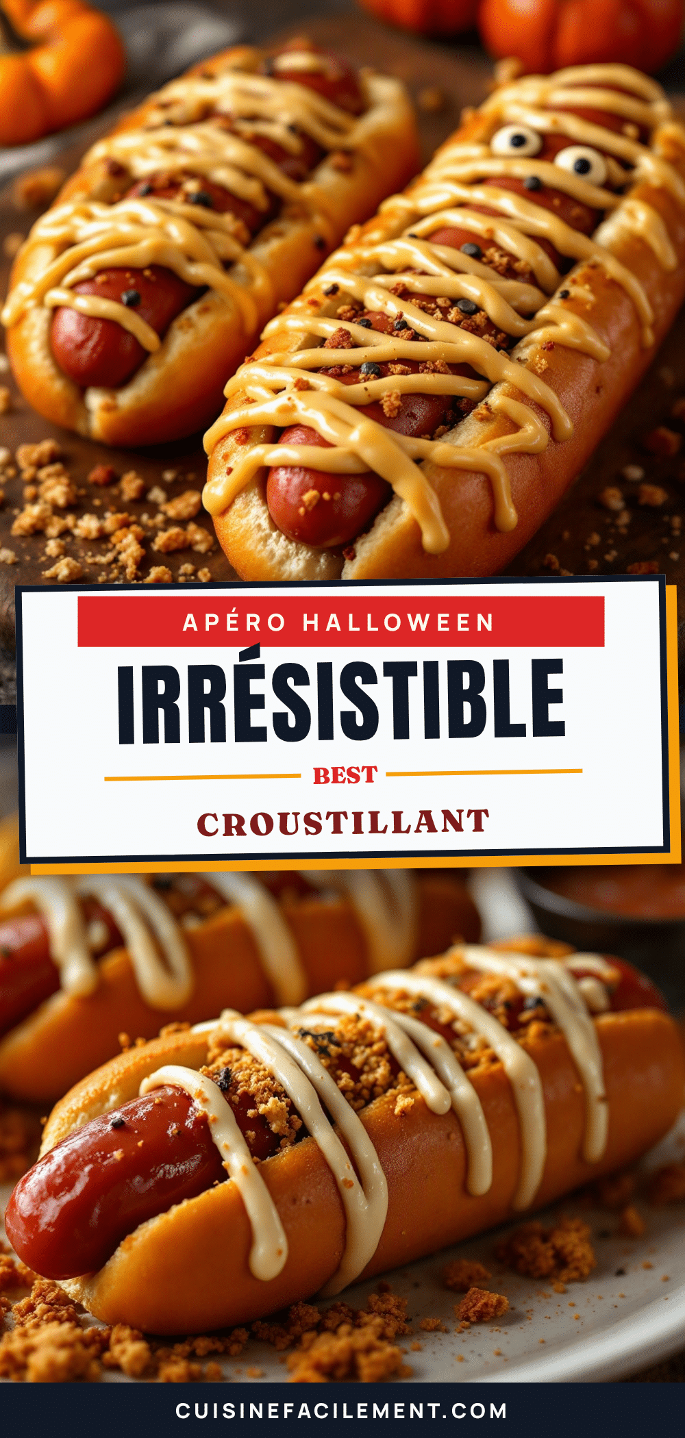 Saucisses momies Halloween recipe