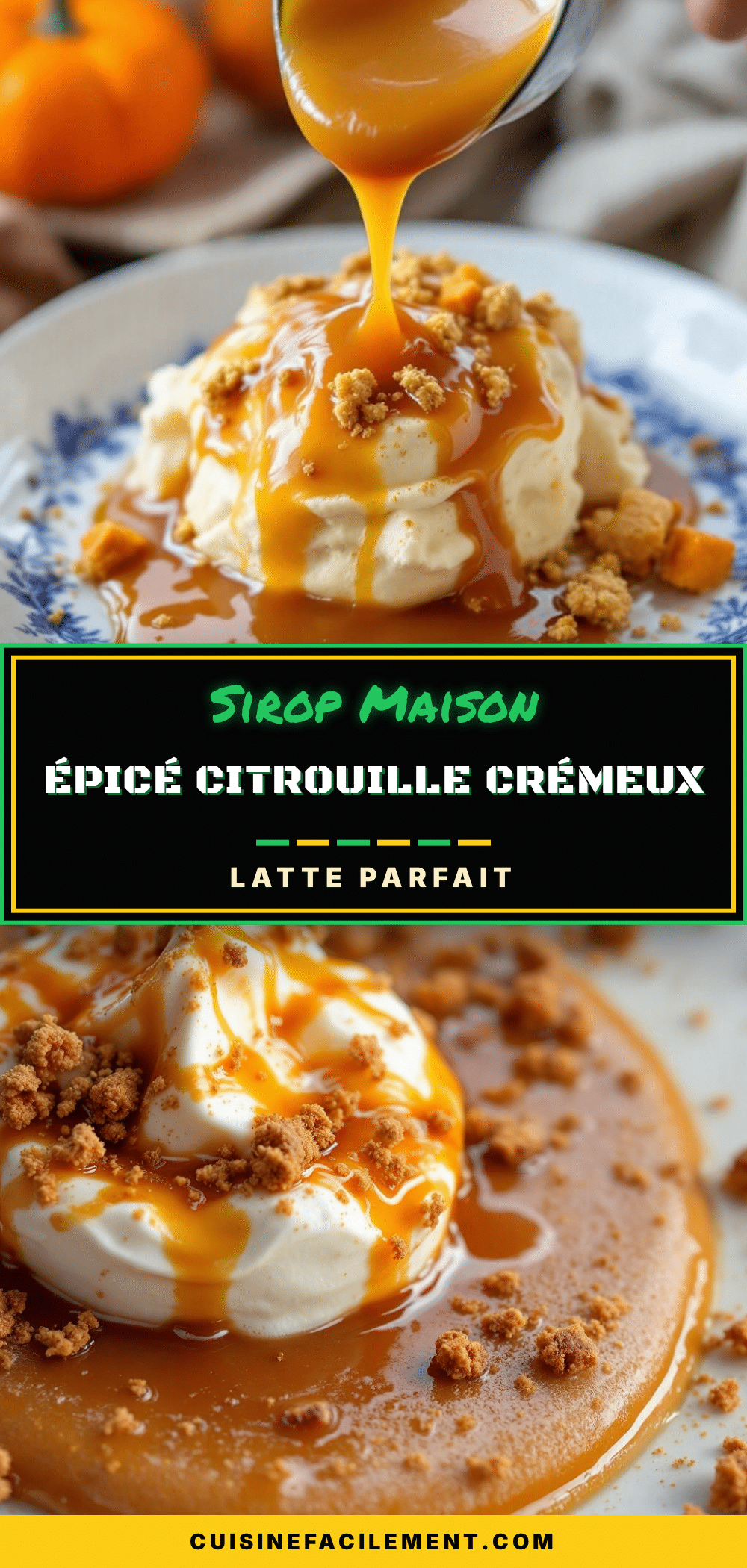 sirop maison épicé citrouille crémeux facile recipe