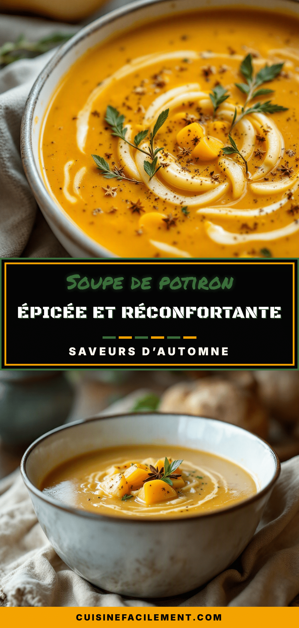 soupe de potiron à lancienne recipe