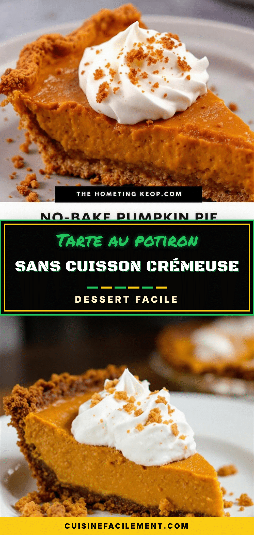 tarte au potiron sans cuisson recipe