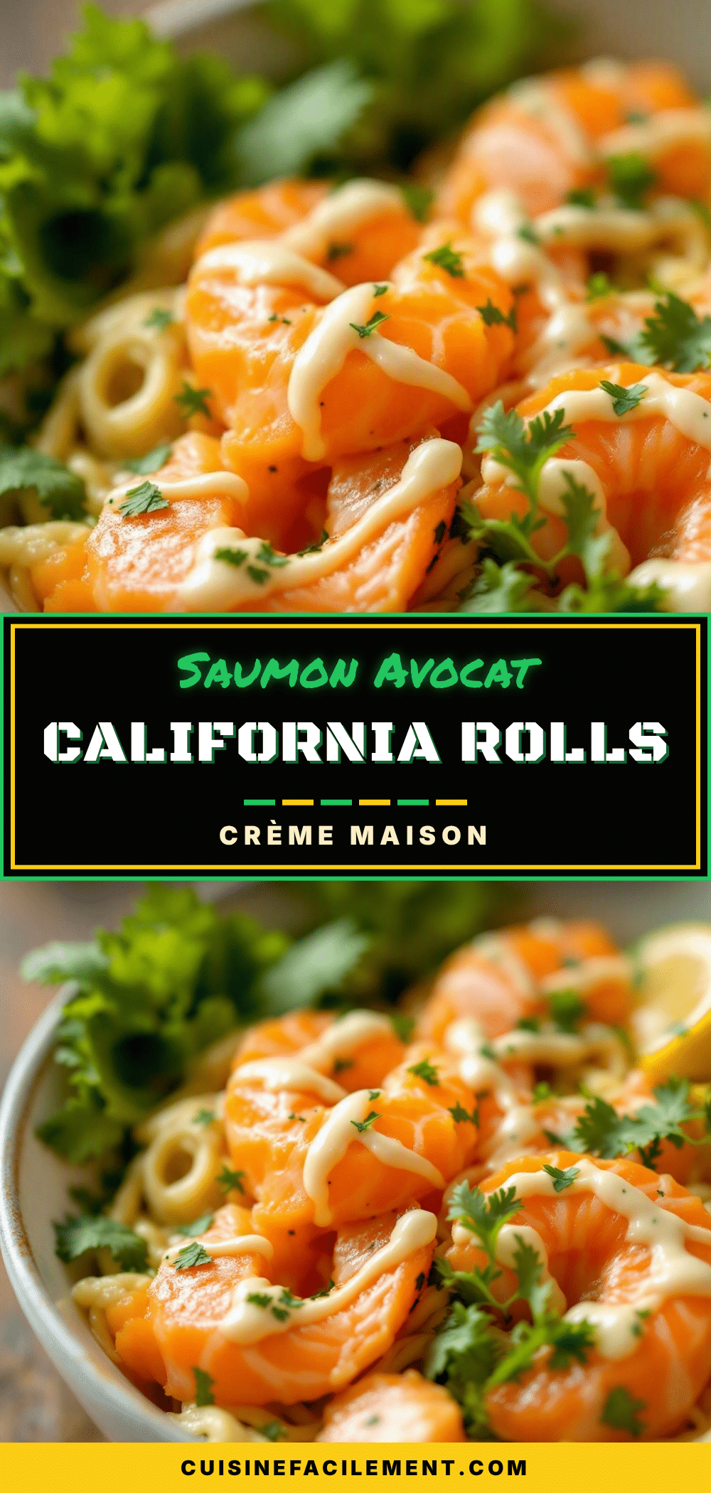 California Rolls Saumon-Avocat recipe