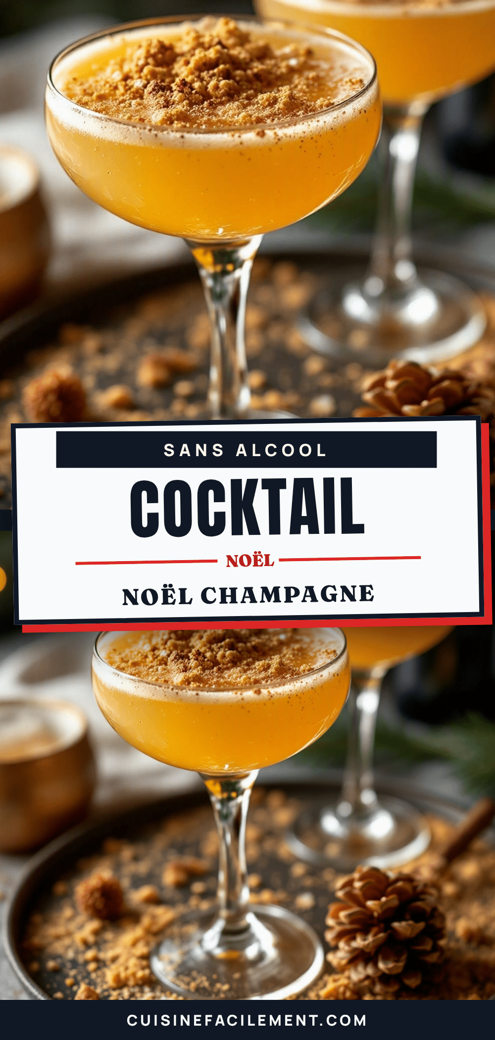 cocktail de noel sans alcool recipe