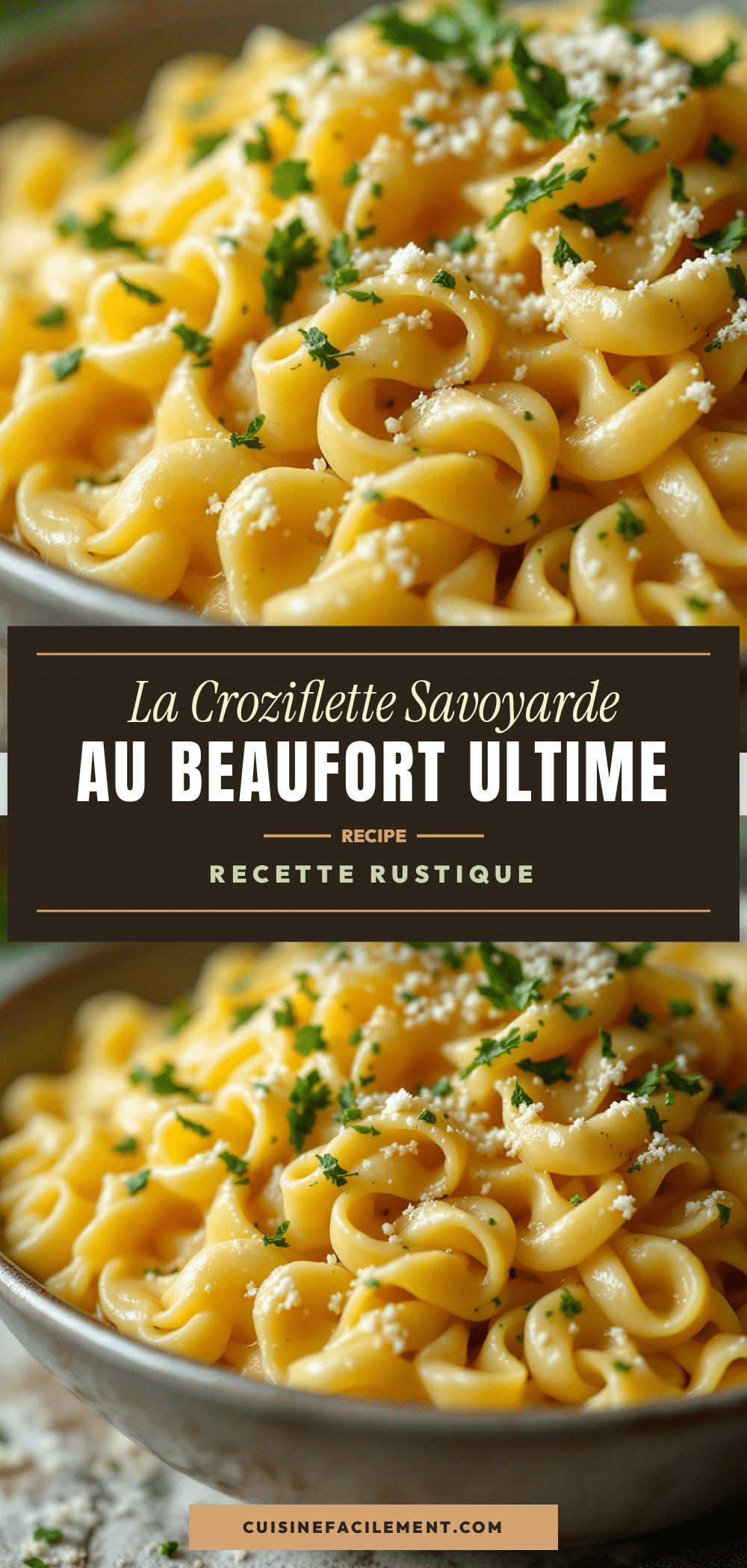 croziflette savoyarde au beaufort recipe