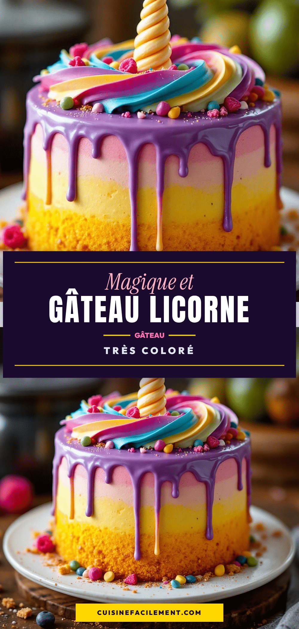 gâteau licorne recipe