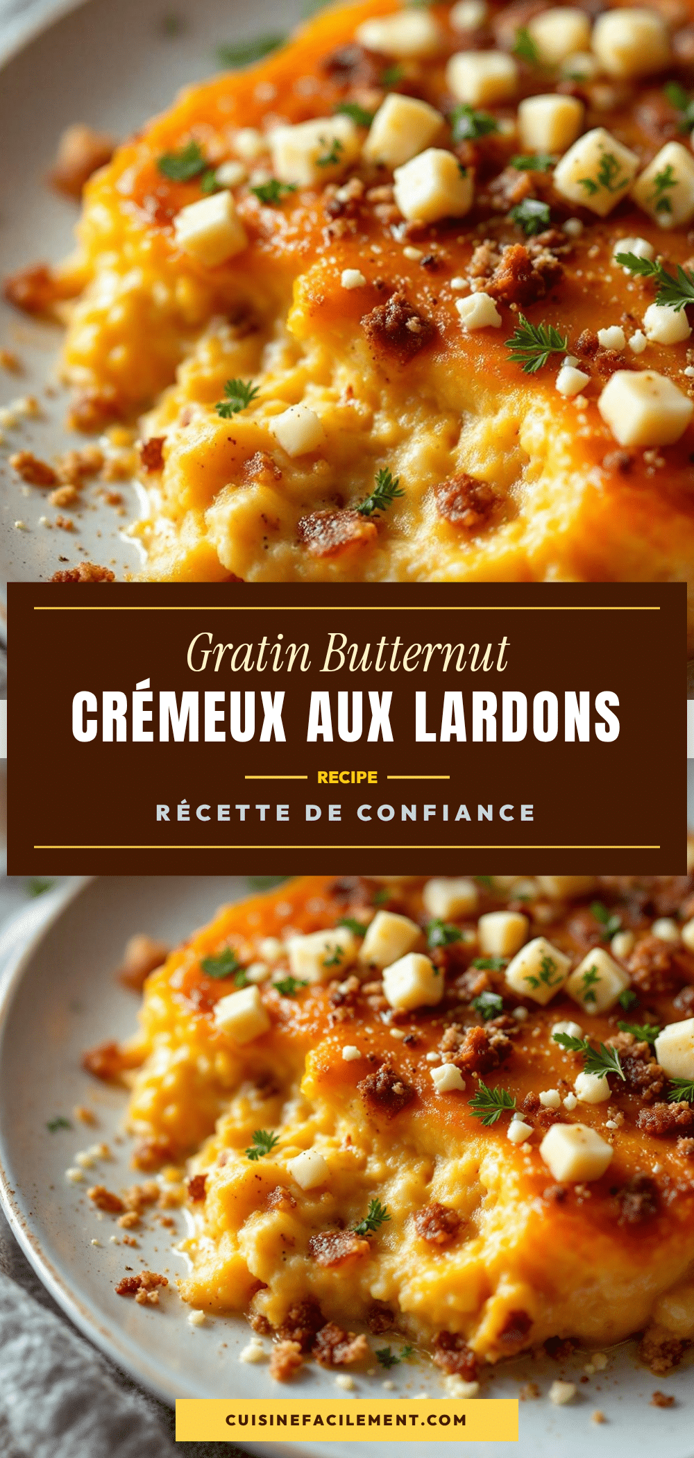 Gratin Butternut Crémeux recipe