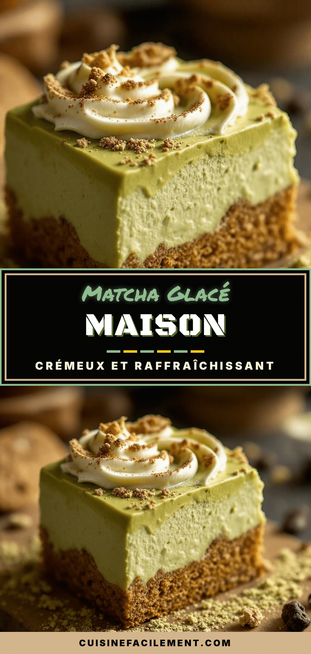 latte matcha glacé maison recipe