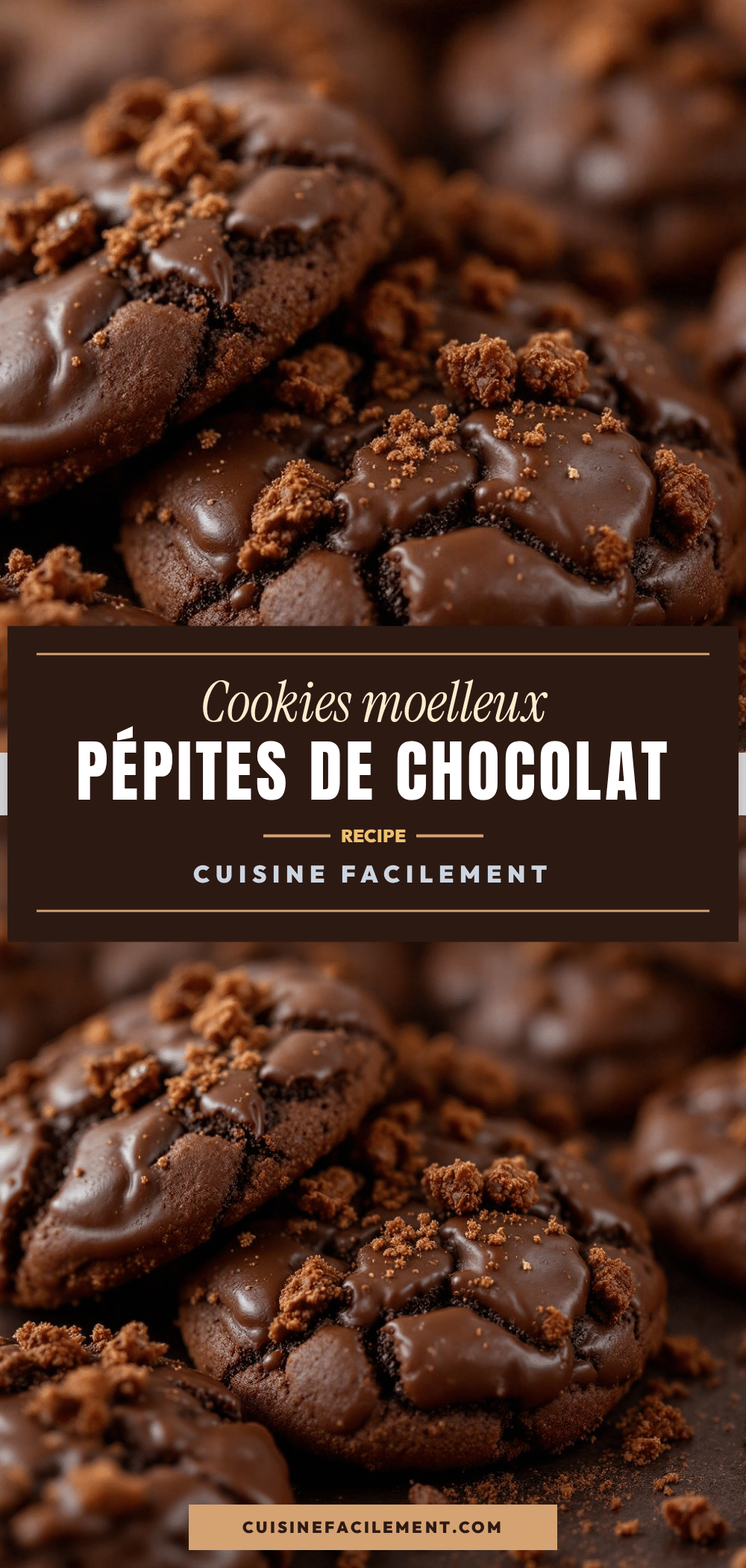 moelleux cookies pépites de chocolat recipe