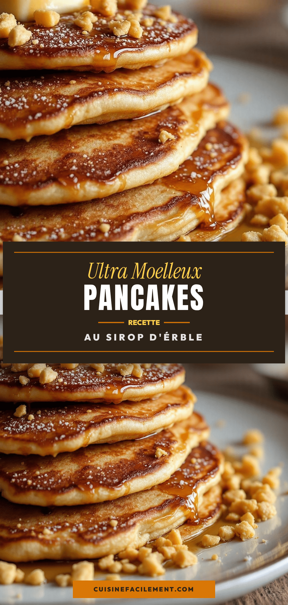 moelleux pancakes au sirop dérable recipe