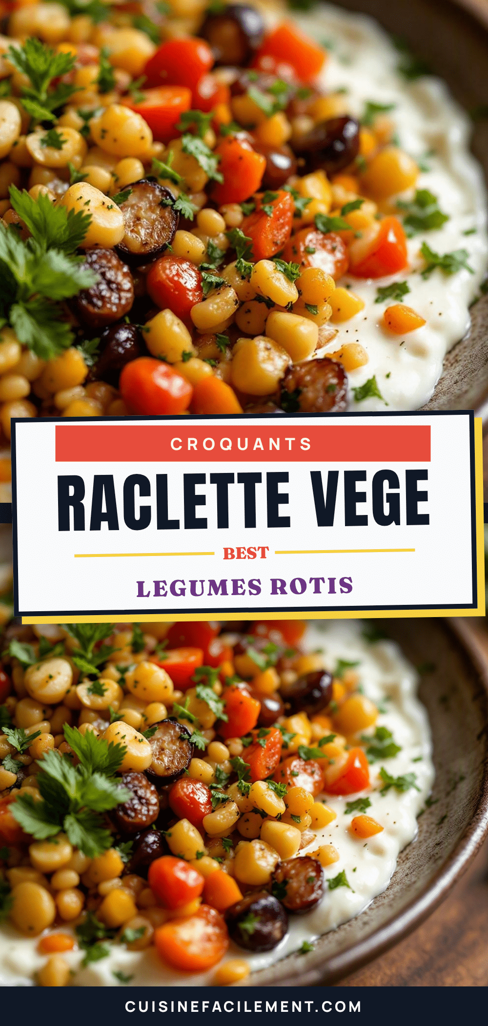 raclette végé croquante recipe