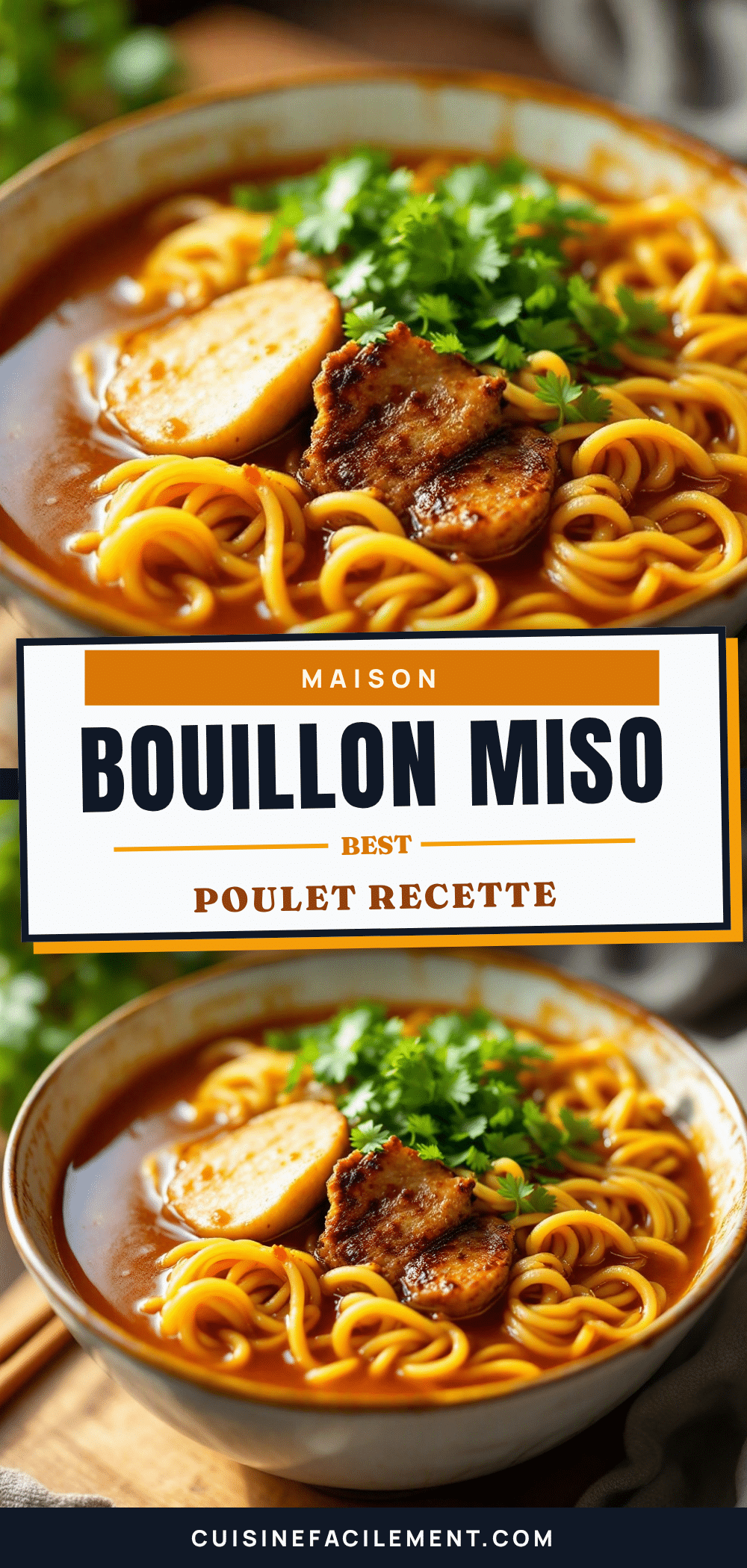 ramen miso poulet recipe