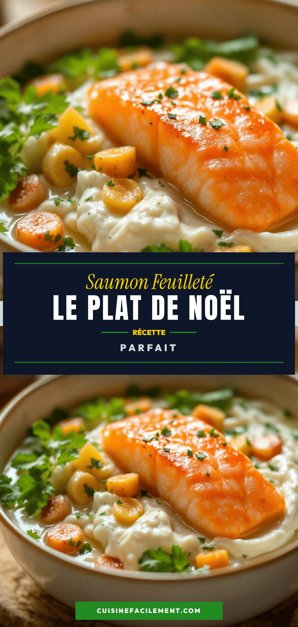 saumon en croûte feuilletée recipe