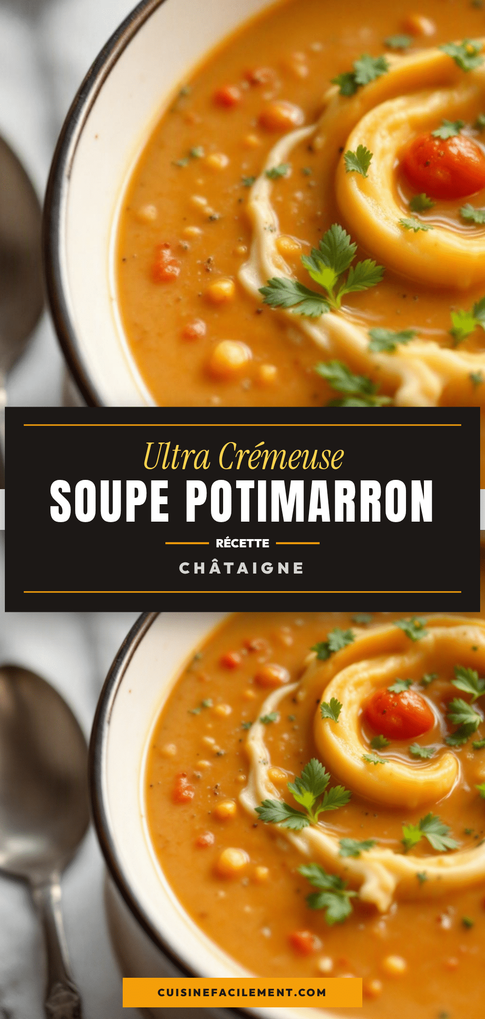 soupe potimarron châtaigne recipe