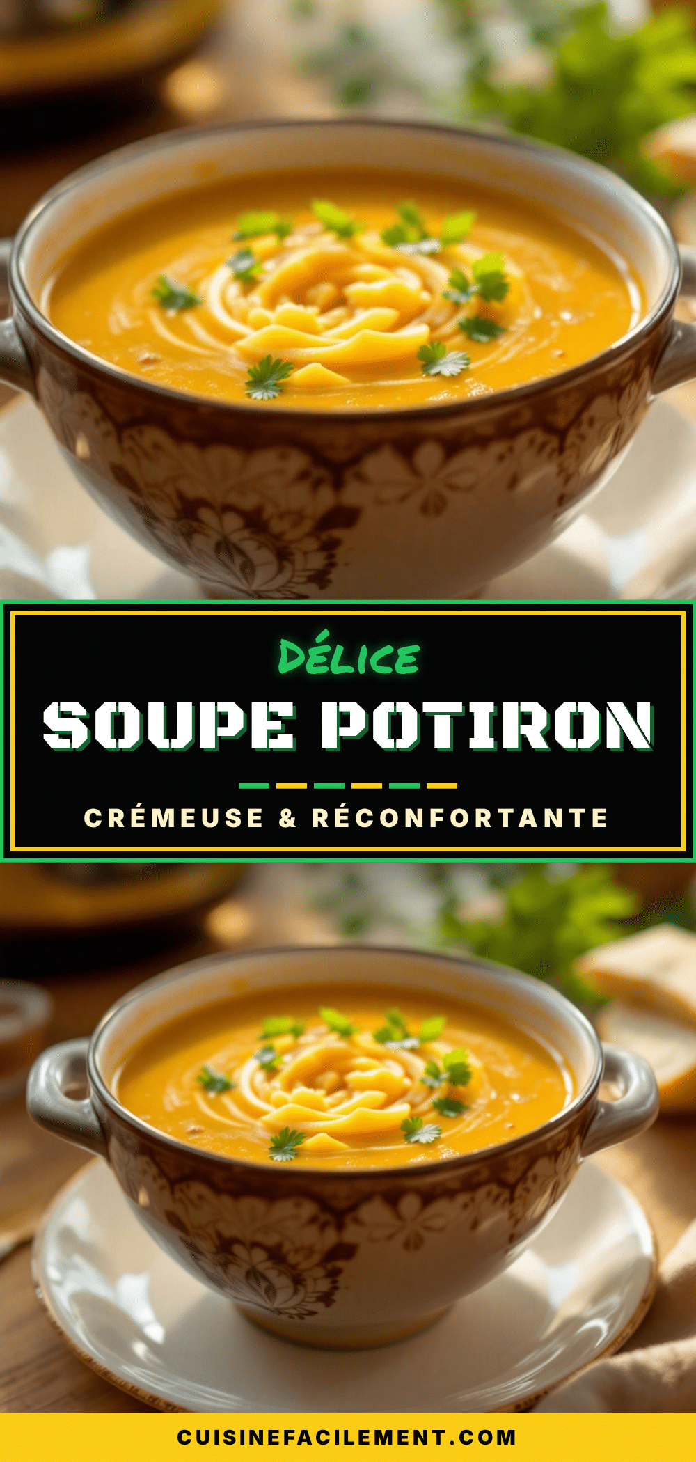 soupe potiron servie en citrouille recipe