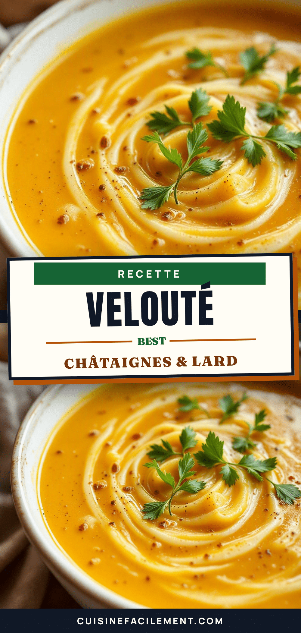 velouté de châtaignes recipe
